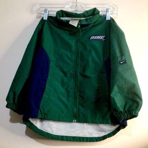 Toddler’s Nike Jacket Green And Blue Size Medium 5-6